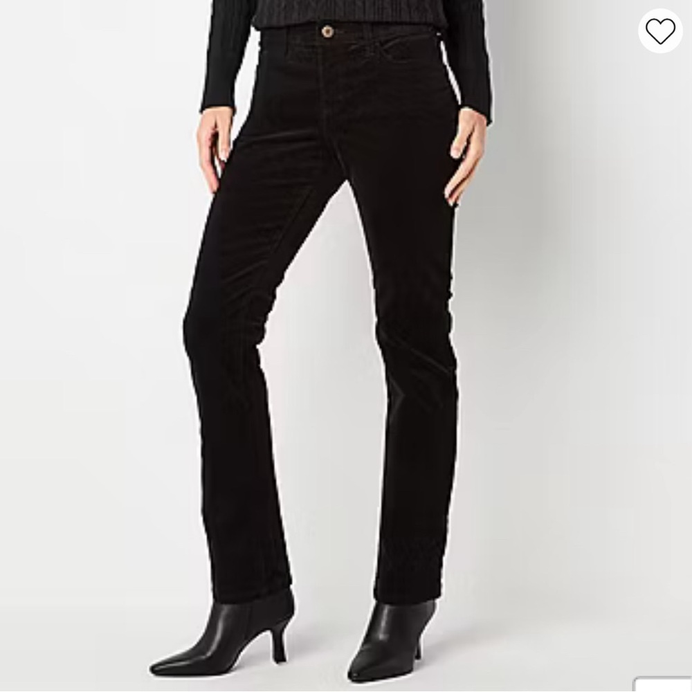 Black Straight leg Corduroy Pants 🖤